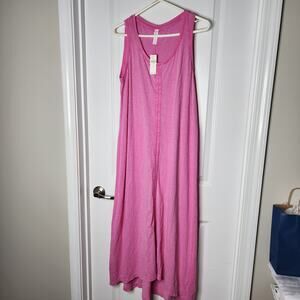 M 20" PTP | Anthropologie | NWT | Daily Practice | Maxi Tank Dress | Pink